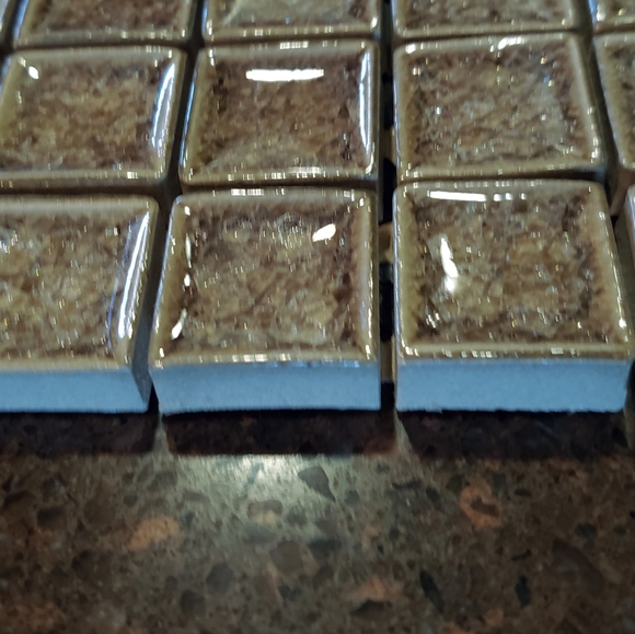 NEW Luxe Crushed Glass Mosaics 1" X 1" - Picture 6 of 8